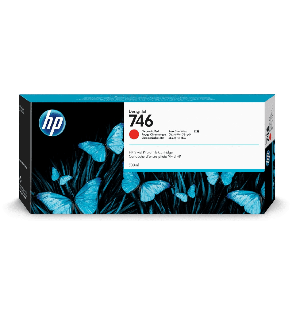 HP 746 300ml Chromatic Red Ink Cartridge