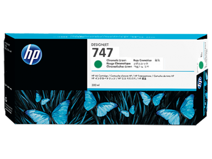 HP 747 300ml Chromatic Green Ink Cartridge