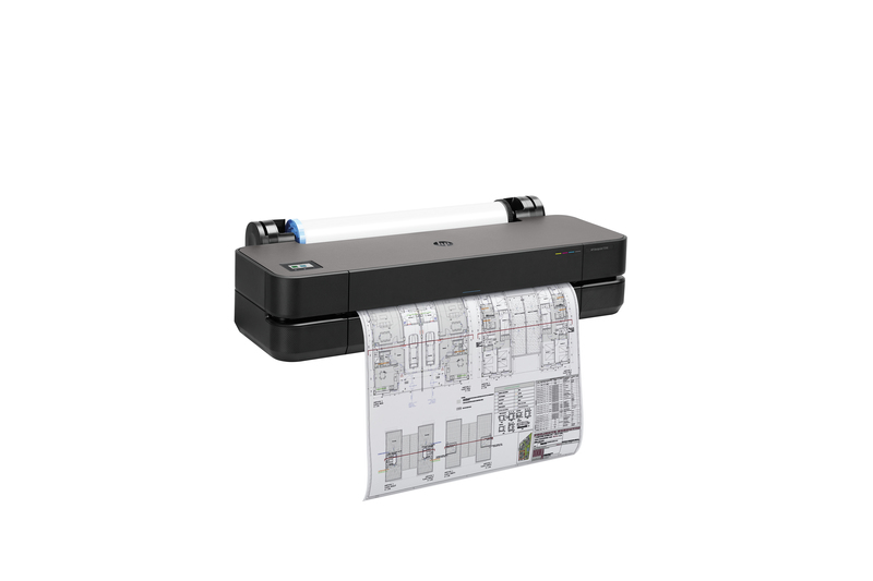 HP DesignJet T250 Large Format Compact Wireless Plotter Printer - 24", with Mobile Printing (5HB06A)