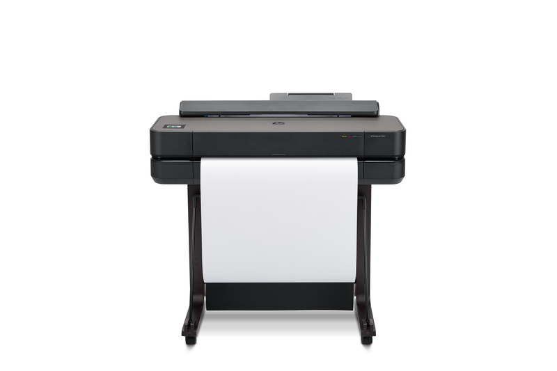 HP DesignJet T650 Large Format Wireless Plotter Printer - 24", with convenient 1-Click Printing