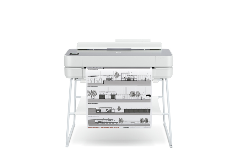HP DesignJet Studio Steel Top Large Format Wireless Plotter Printer - 24", with High-Tech  Design