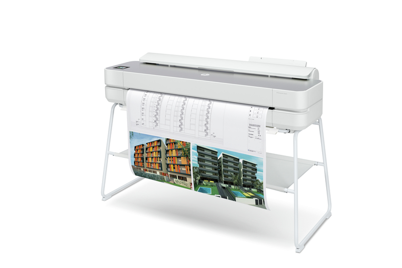 HP DesignJet Studio Steel Top Large Format Wireless Plotter Printer - 36", with High-Tech Design