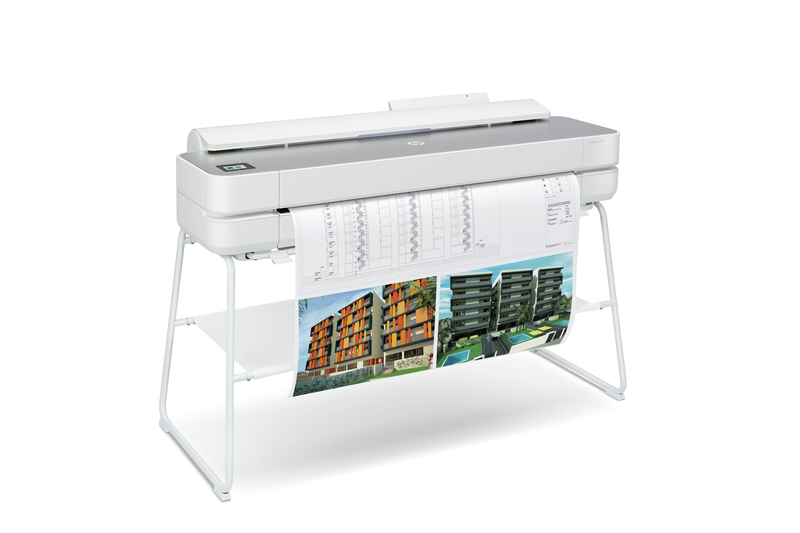 hp designjet studio large format wireless plotter printer