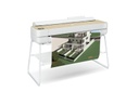 HP DesignJet Studio Wood Top Large Format Wireless Plotter Printer - 36", with High-Tech Wood Design