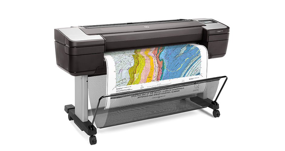 HP Designjet T1700 44" Postscript Single Roll Printer