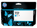 HP 727 Cyan 130ml Inkjet Cartridge