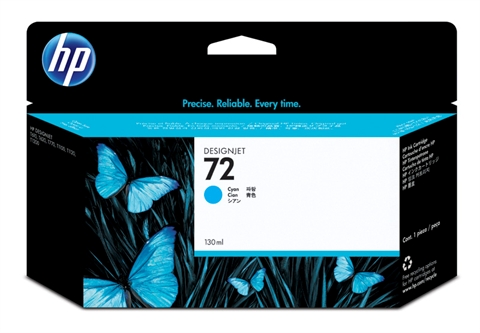 HP 72 Cyan 130ml Inkjet Cartridge