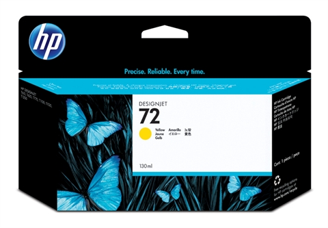 HP 72 Yellow 130ml Inkjet Cartridge