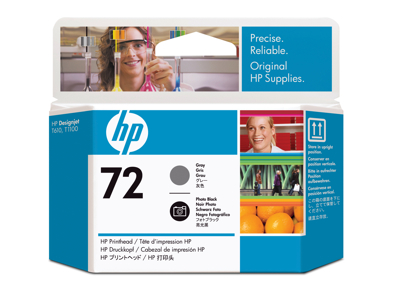 HP 72 Gray / Photo Black Printhead