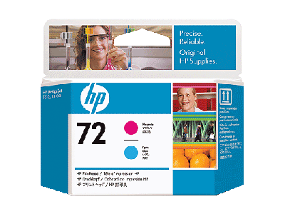 HP 72 Magenta / Cyan Printhead