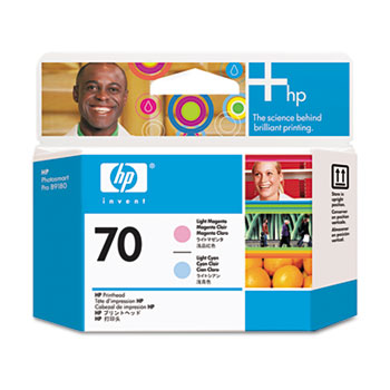 HP 70 Light Magenta / Light Cyan Printhead