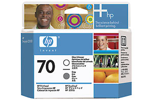HP 70 Gloss Enhancer / Gray Printhead