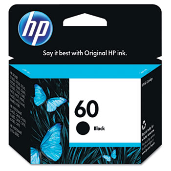 Black HP 60 ink 200 page yield