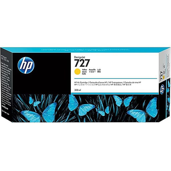 HP 727 Yellow 300ml Ink Cartridge