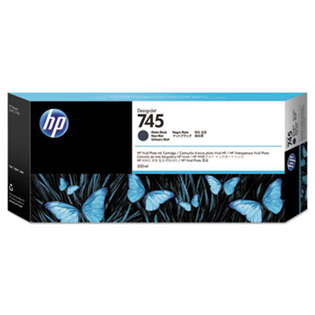HP 745 300ml Matte Black Ink Cartridge