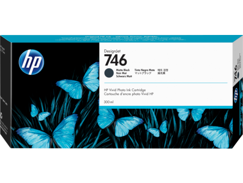 HP 746 300ml Matte Black Ink Cartridge