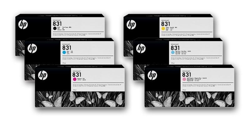 Ea HP 831A 775ml Black Latex Inkjet Cartridge