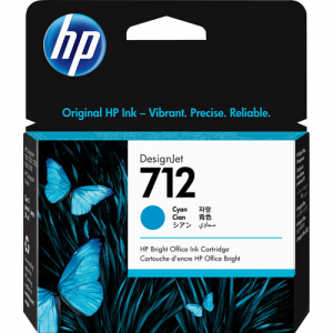HP 712 29ml Cyan DesignJet Ink Cartridge