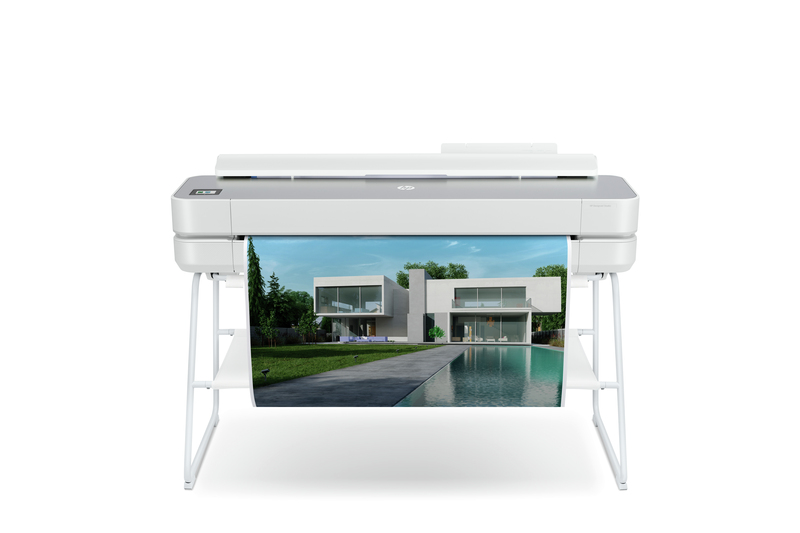 HP DesignJet Studio Steel Top Large Format Wireless Plotter Printer - 36", with High-Tech Design