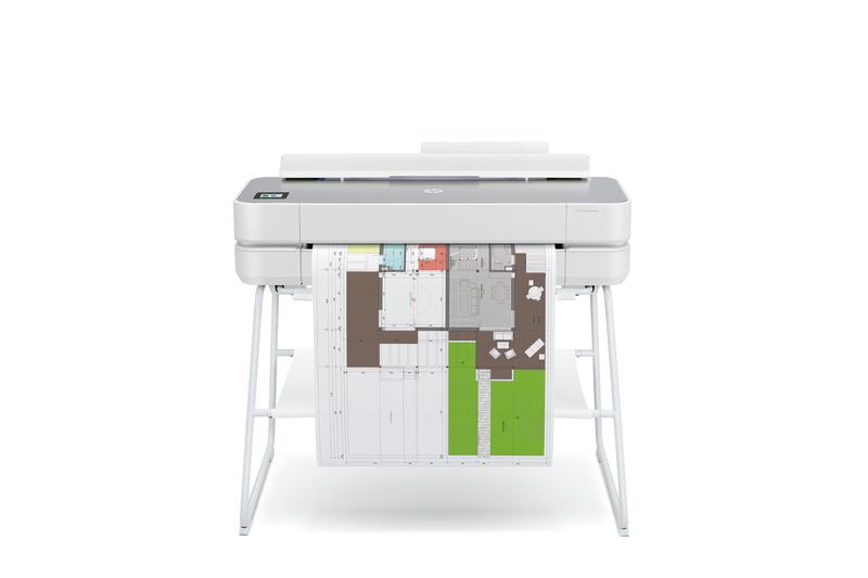 HP DesignJet Studio Steel Top Large Format Wireless Plotter Printer - 24", with High-Tech  Design