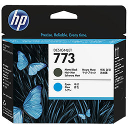 [C1Q20A] HP 773 Matte Black / Cyan Printhead