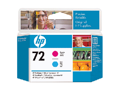 [C9383A] HP 72 Magenta / Cyan Printhead