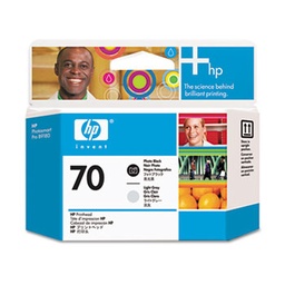 [C9407A] HP 70 Photo Black / Light Gray Printhead