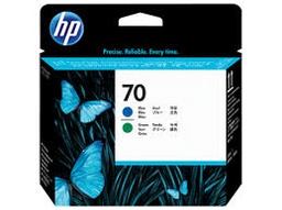 [C9408A] HP 70 Blue / Green Printhead