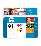 [C9461A] HP 91 Magenta / Yellow Printhead