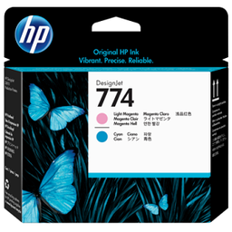 [P2V98A] HP 774 Light Magenta/Light Cyan DesignJet Printhead