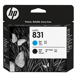 [CZ677A] HP 831 Cyan / Black Latex Printhead