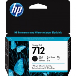 [3ED70A] HP 712 38ml Black DesignJet Ink Cartridge