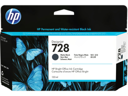 [3WX25A] HP 728 130ml Matte Black Ink Cartridge