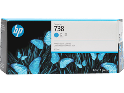 [676M6A] 676M6A HP 738 300ml Cyan Ink Cartridge T950/T850