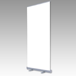 [RTBN85200] Silver 36" x 80" Basic Non-Telescopic Clamp Top Banner Stand